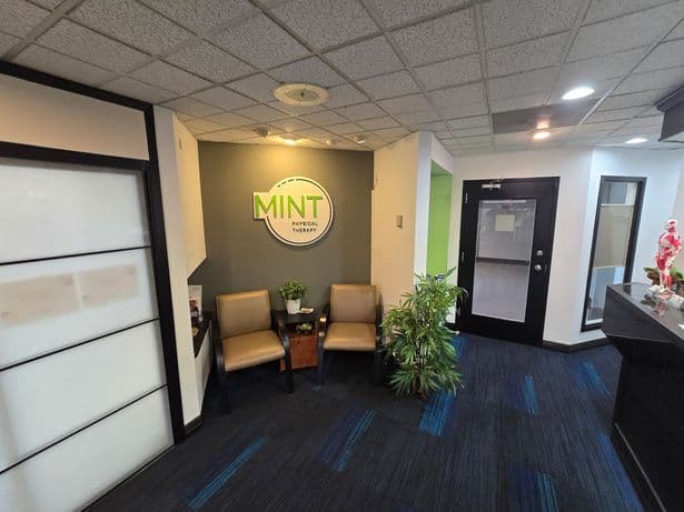 Suite lobby with reception seating at 279 East 5900 South in Murray