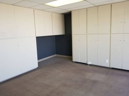 Suite with built in cabinets at 2880 South Main Street in Salt Lake City