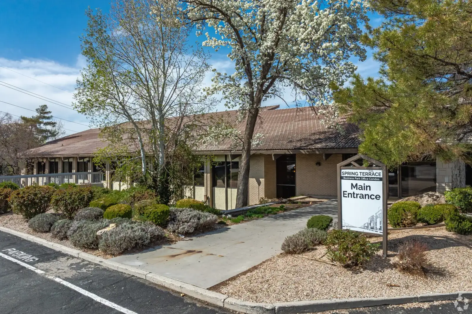 Main entrance at 4885 S 900 East, Millcreek