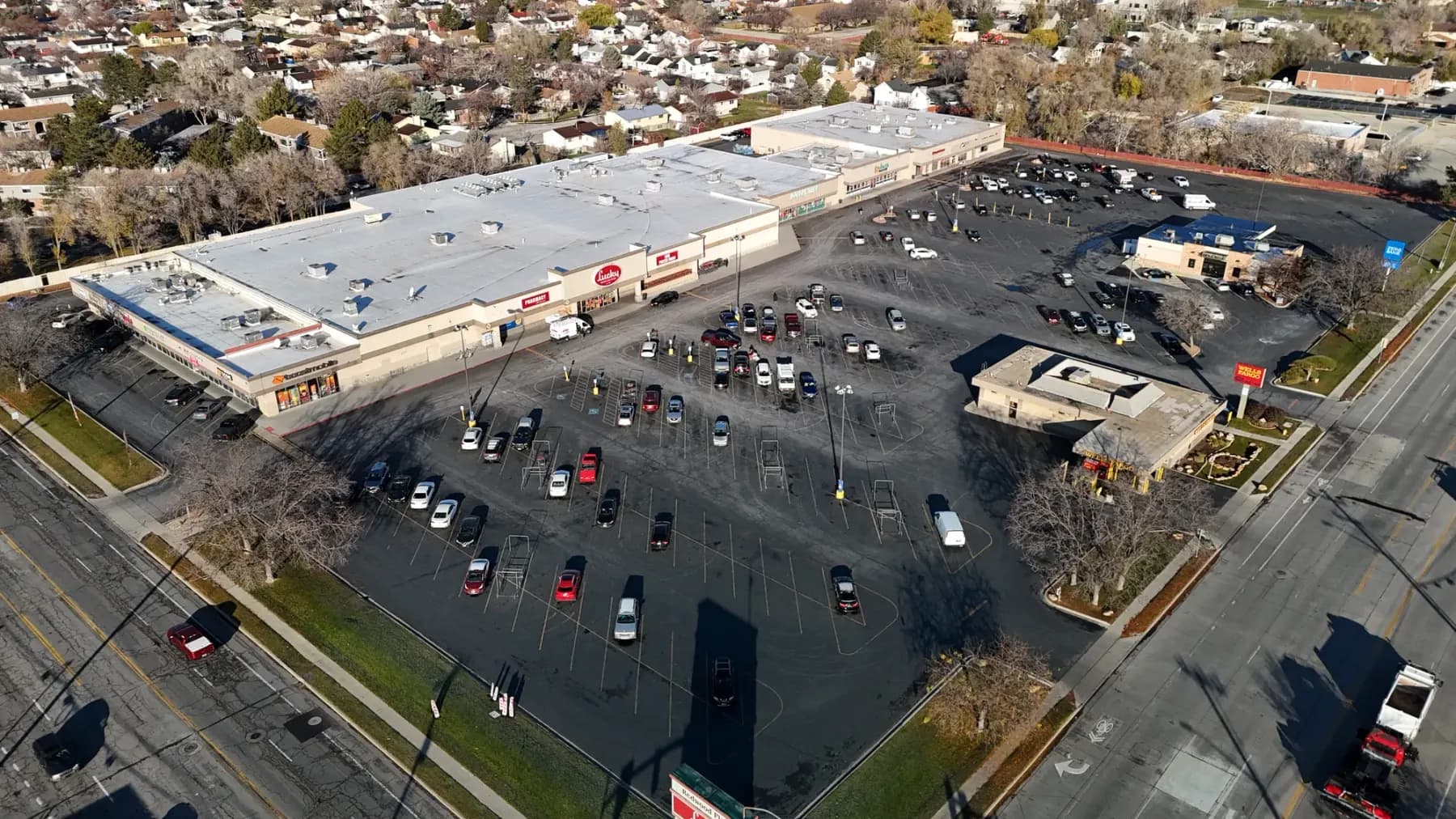 Redwood Plaza and the Redwood Road frontage, Salt Lake City