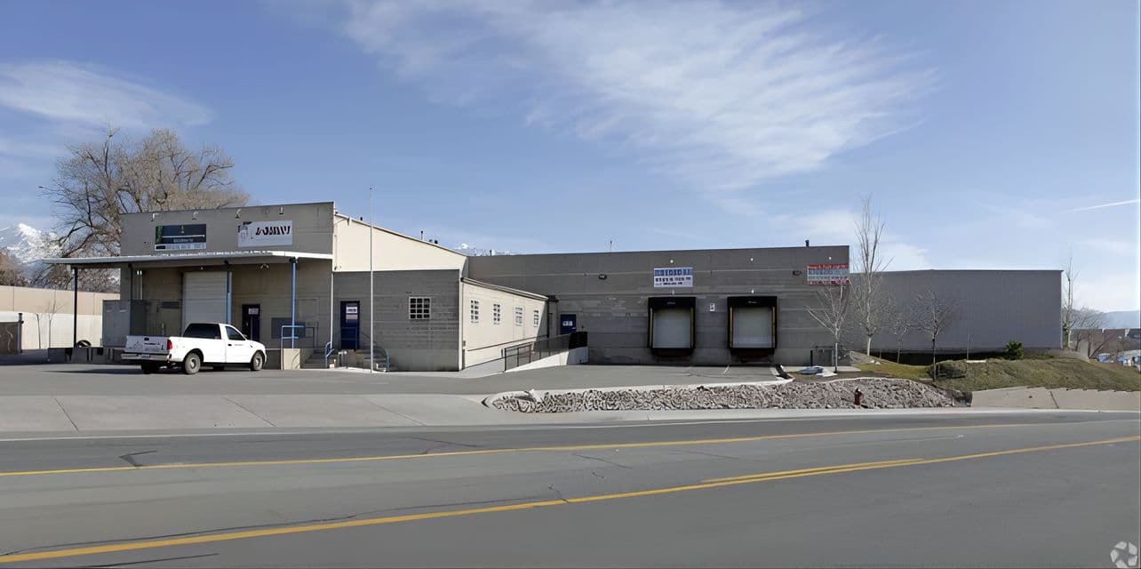 Industrial building with dock at 8315 S Main Street in Midvale