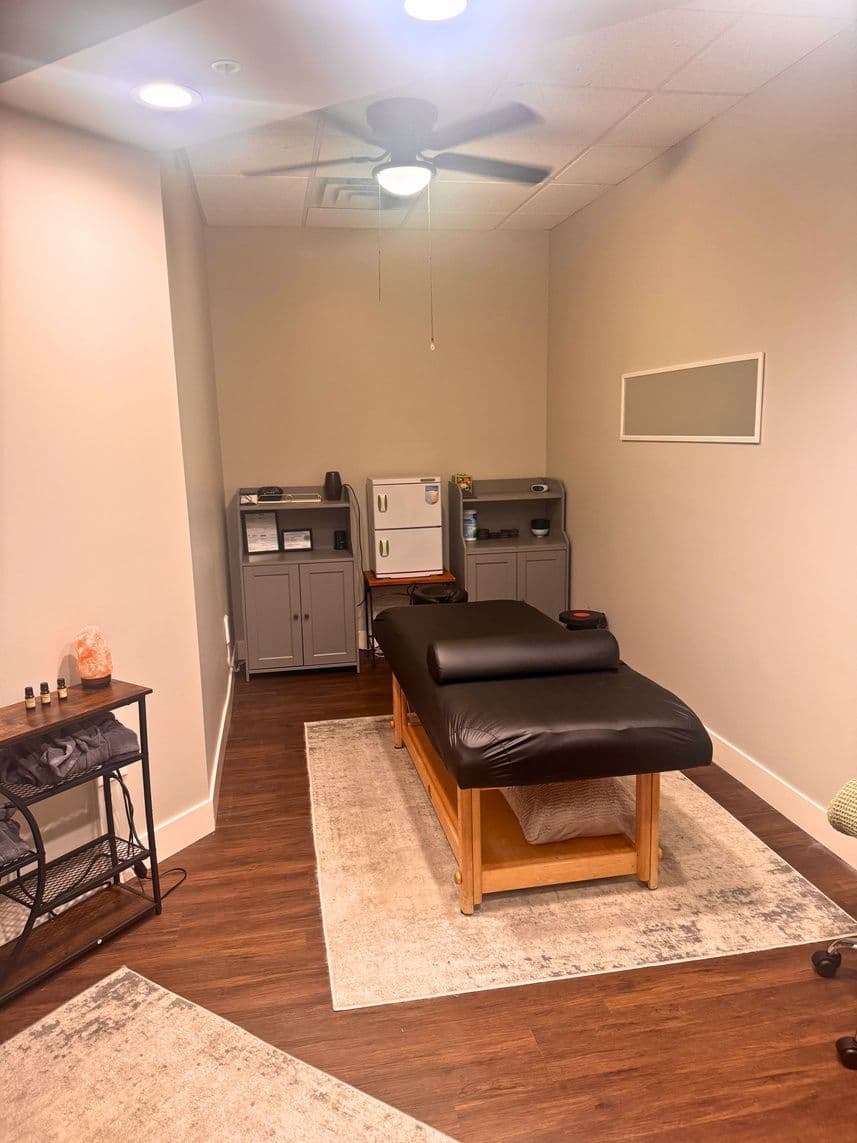 Massage room at 8846 South Redwood Road in West Jordan