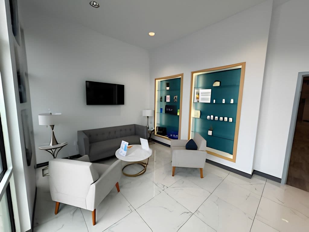 Waiting lounge at 8860 South Redwood Road in West Jordan