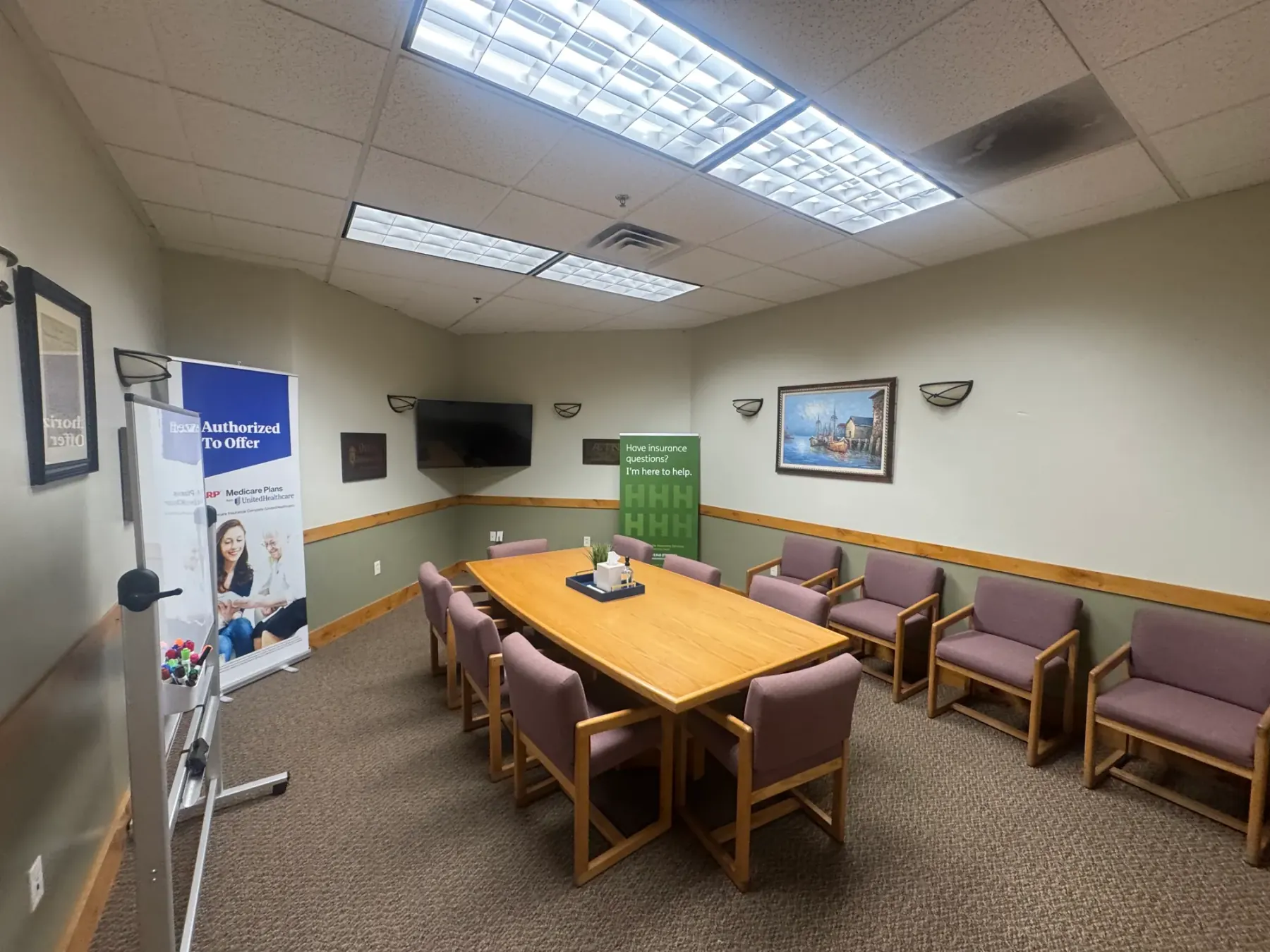 Conference room in Suite 101 at 8915 S 700 East, Sandy